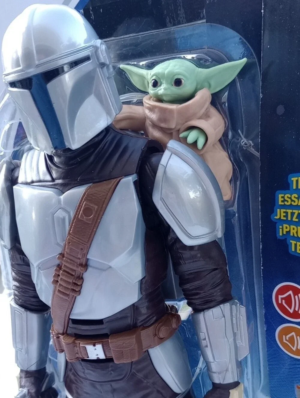 Hasbro Star Wars The Mandalorian & Grogu Action Figure - Silver & Green